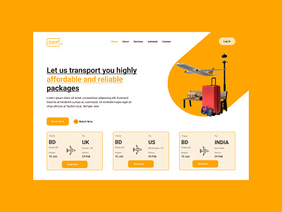 Travel Agency Web Landing Page branding design figma graphic design product design ticket booking travel typography ui user experience userinterface ux web web design web landing page webdesign