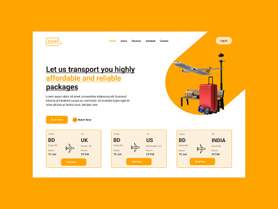 Travel Agency Web Landing Page