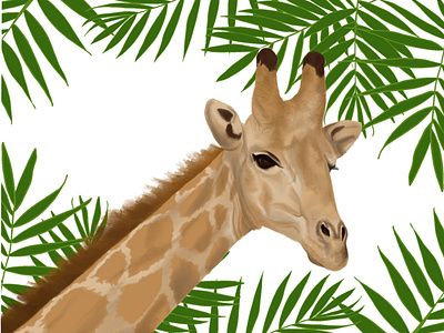 Giraffe art artwork digital art digital artist digitalart digitalartist illustration