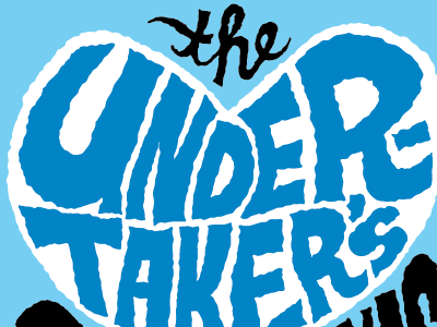 Undertaker hand drawn type lettering typography