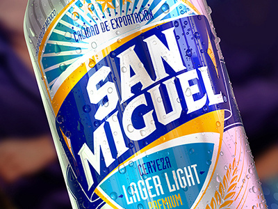 Beer San Miguel beer brand drink logotype san miguel