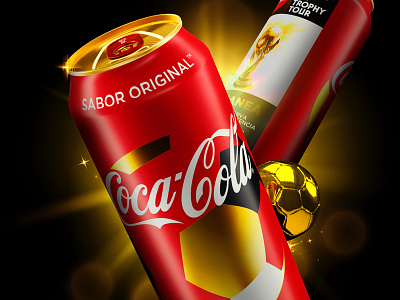 Coca Cola® Trophy Tour coca cola futbol mundial méxico package packaging soccer trophy