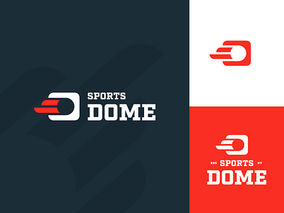 Sports Dome Logo brand branding identity logo logos mark sports typography vector
