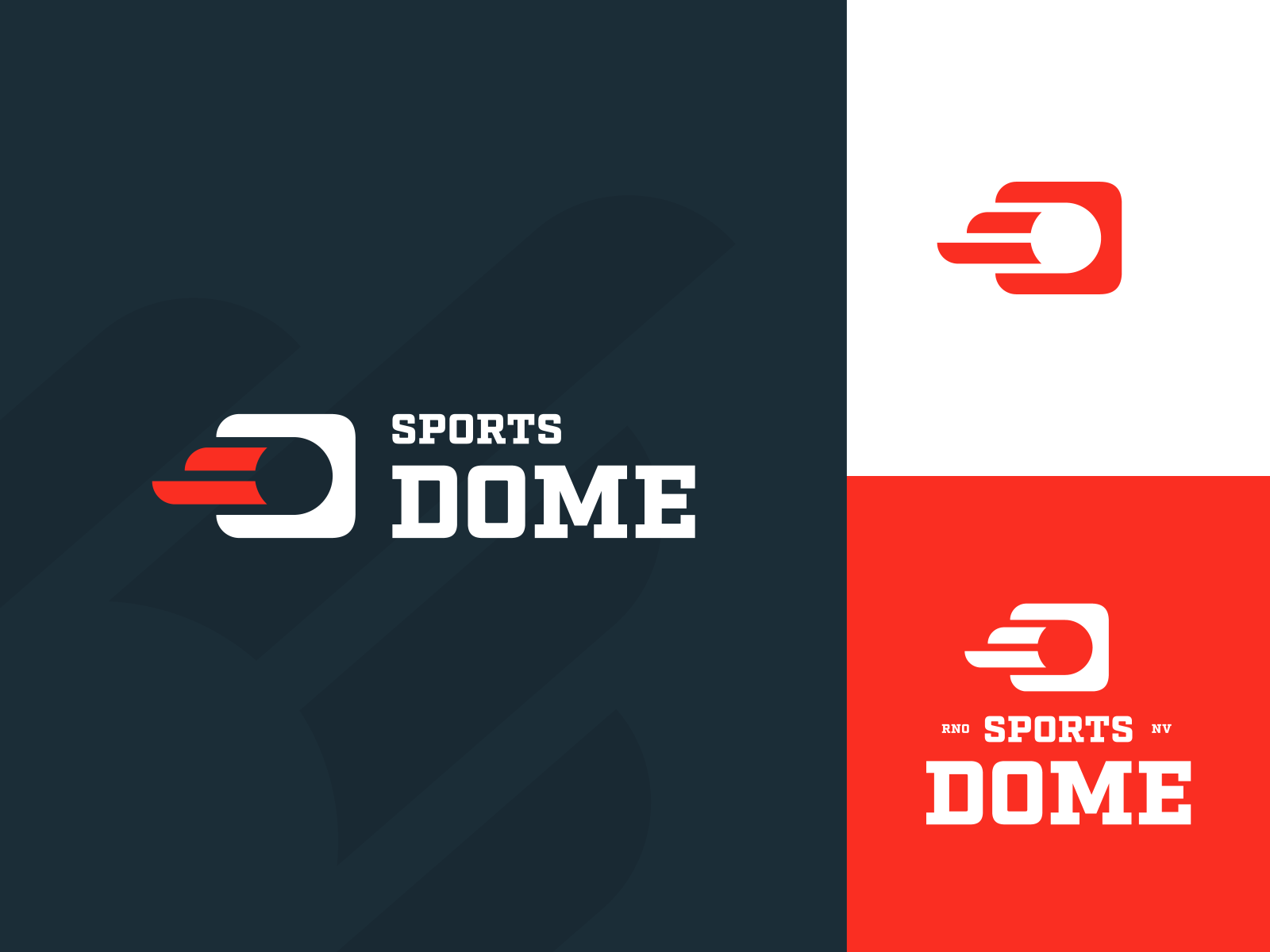 Sports Dome Logo by Ashley Chisam for KPS3 on Dribbble