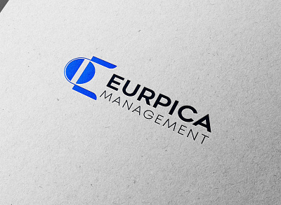 Eurpica Management black branding design graphic design illustrator logo logo design mockup vector