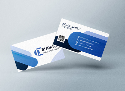 Eurpica Management branding business card design graphic design logo logo design mockup stationary vector