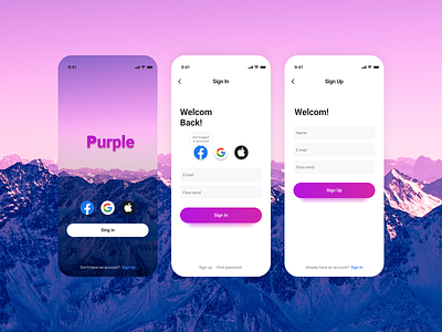 Daily UI 001-Sign Up daily ui mobile ui design uiux user interface