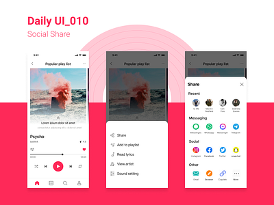 Daily UI 010_Social share