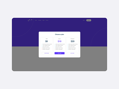 Daily UI 030_Pricing daily ui pricing pricing ui ui ui design uiux user interface