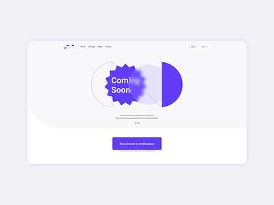 Daily UI 048_Coming soon coming soon daily ui figma landing page ui ui design uiux user interface