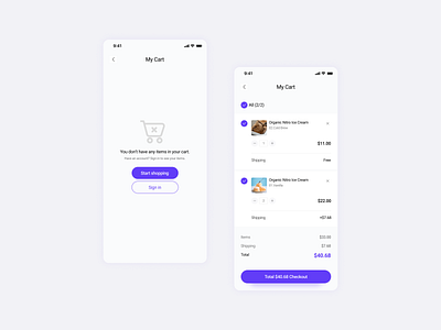 Daily UI 058_Shopping Cart