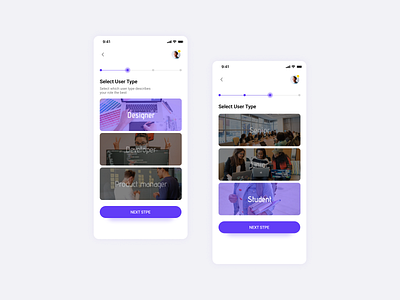 Daily UI 064_Select User Type daily ui design figma select user type ui ui design uiux user interface