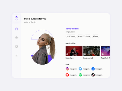 Daily UI 091_Curated for You curated for you daily ui design figma person information ui ui design uiux user interface