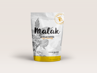 Malak | Mexican coffee brand brand identity branding coffee logo package design packaging