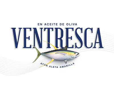 Tuna Belly (Ventresca) | Packaging Badge badge brand identity branding design clean food logo packaging white
