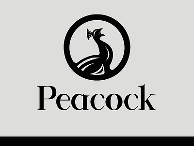 Peacock Logo animal animal logo branding design graphic design illustration illustrator letter logo logo logo designing motion graphics oeacock photoshop vector