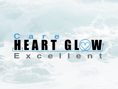 Heart Glow Logo branding design graphic design illustration illustrator letter logo logo logo designing motion graphics photoshop vector