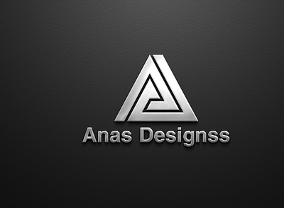 AD Anas Designss Logo 3d branding design graphic design illustration illustrator letter logo logo logo designing motion graphics photoshop ui vector