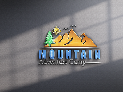 Mountain Logo branding design illustration illustrator letter logo logo logo designing photoshop vector