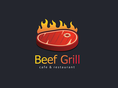 Beef Grill 3d animation branding design graphic design illustration illustrator letter logo logo logo designing motion graphics photoshop ui vector