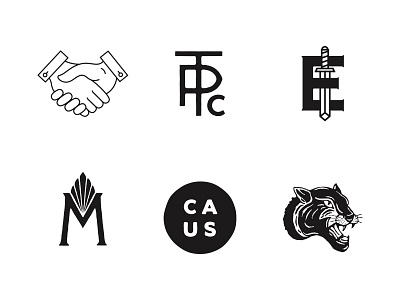 Logomarks I illustration logomarks mark monogram