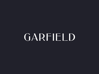Unused Garfield Logotype custom desigin logo logotype type