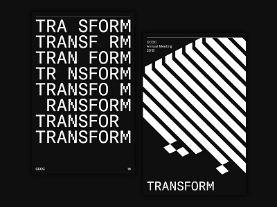 Transform III branding conference identity logo logotype type wordmark