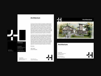 JH Architecture I architecture identity logo logodesign monogram