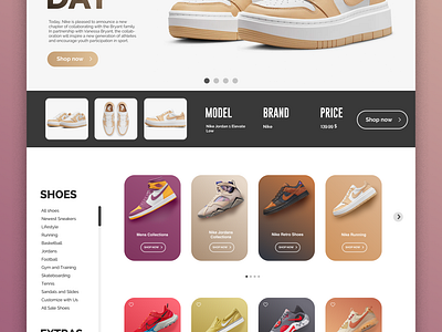 Shoewear Website Concept