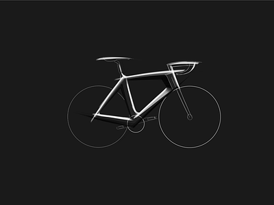 Bike frame concept sketch