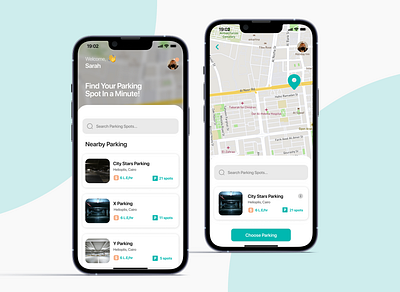 Parking App - UI #2 design figma ui