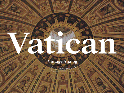 Vatican Vintage Analog Photos