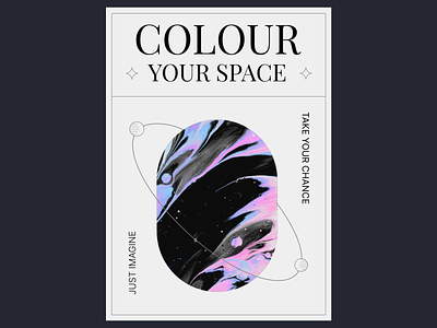 Space poster design designer gradient graphic design inspiration space ui web web-design web-designer