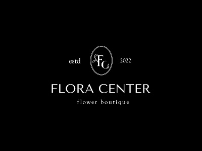 FLORA CENTER branding design graphic design logo vector