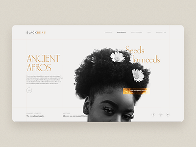 Black culture educational page#2 agency website black culture culture educational illustration ui ux webdesign