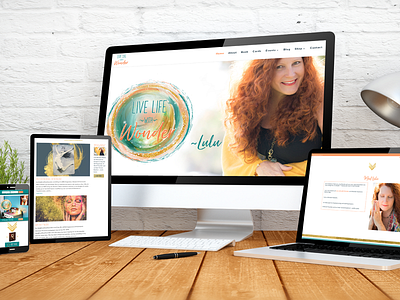 Life coach & author creative personal branding and web design