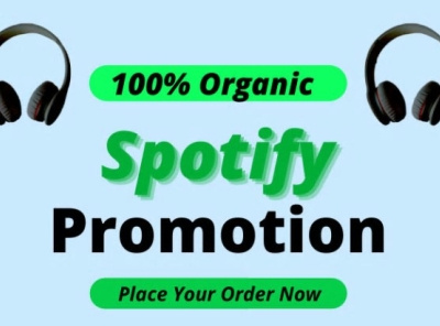 I will do viral Spotify promotion on Spotify music promotion