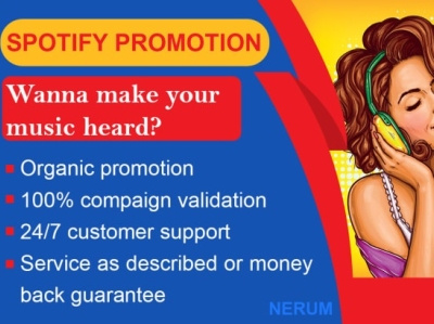 I will Do Organic Spotify Music Promotion To Make You Viral freemusic