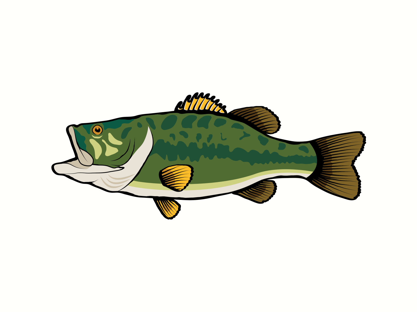 Fish Patches by Michael Carbaugh on Dribbble