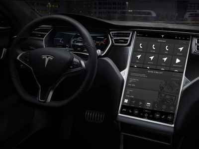 Tesla Dashboard Unit UX/UI branding design graphic design ui ux design