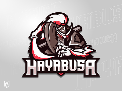 HAYABUSA mascot logo design