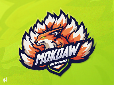 Kyubi Fox Esport Mascot Logo | MOKDAW | For sale