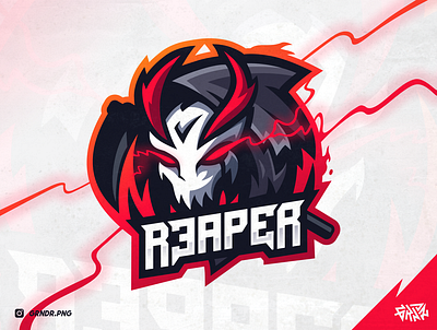 REAPER | Reaper Mascot Logo Esport branding design esport esportlogo gamer gaming ghost graphic design logo mascot reaper scythe sport sport logo twitch youtube