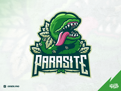 PARASITE | Carnivorous Plant Mascot Logo