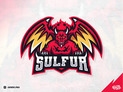 SULFUR | Devil Mascot Logo