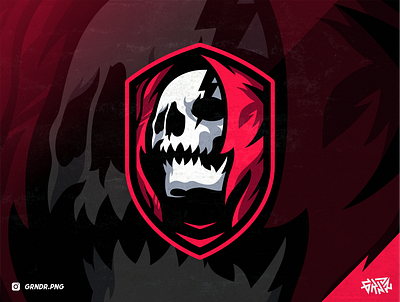 Skull Esport Logo Mascot Badge ai coreldraw design esport esportlogo gamer gaming illustration logo logo idea logo inspiraion mascot mascot logo skull skull logo sport streamer twitch