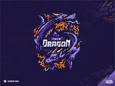 TWIN DRAGON Esport Logo Mascot branding dragon dragon art dragon logo dragonmsacot esport esportkogo esportlogo gamer gaming graphic design illustration logo logo mascot mascot ui