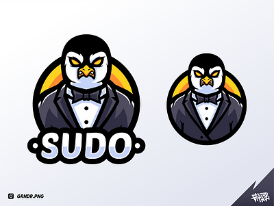 SUDO - Penguin Logo Mascot with Tuxedo branding design esport esportlogo esports gamer gaming illustration logo logo mascot mascot mascot logo penguin esport logo penguin logo penguin mascot sport sport logo sports streamer twitch