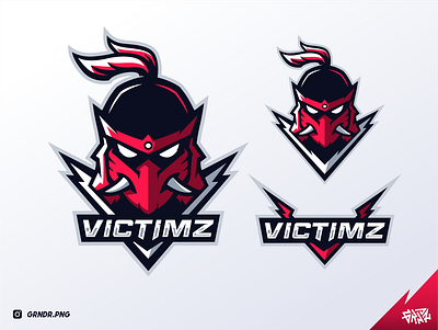 VICTIMZ | Ninja Esport Logo Mascot branding design esport esport logo esportlogo gamer gaming illustration japan logo mascot mascot logo ninja ninja logo ninja mascot sport logo sports