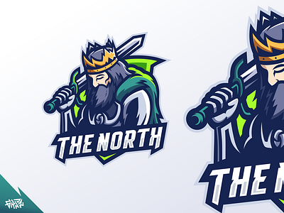 THE NORTH | King Esport logo Mascot